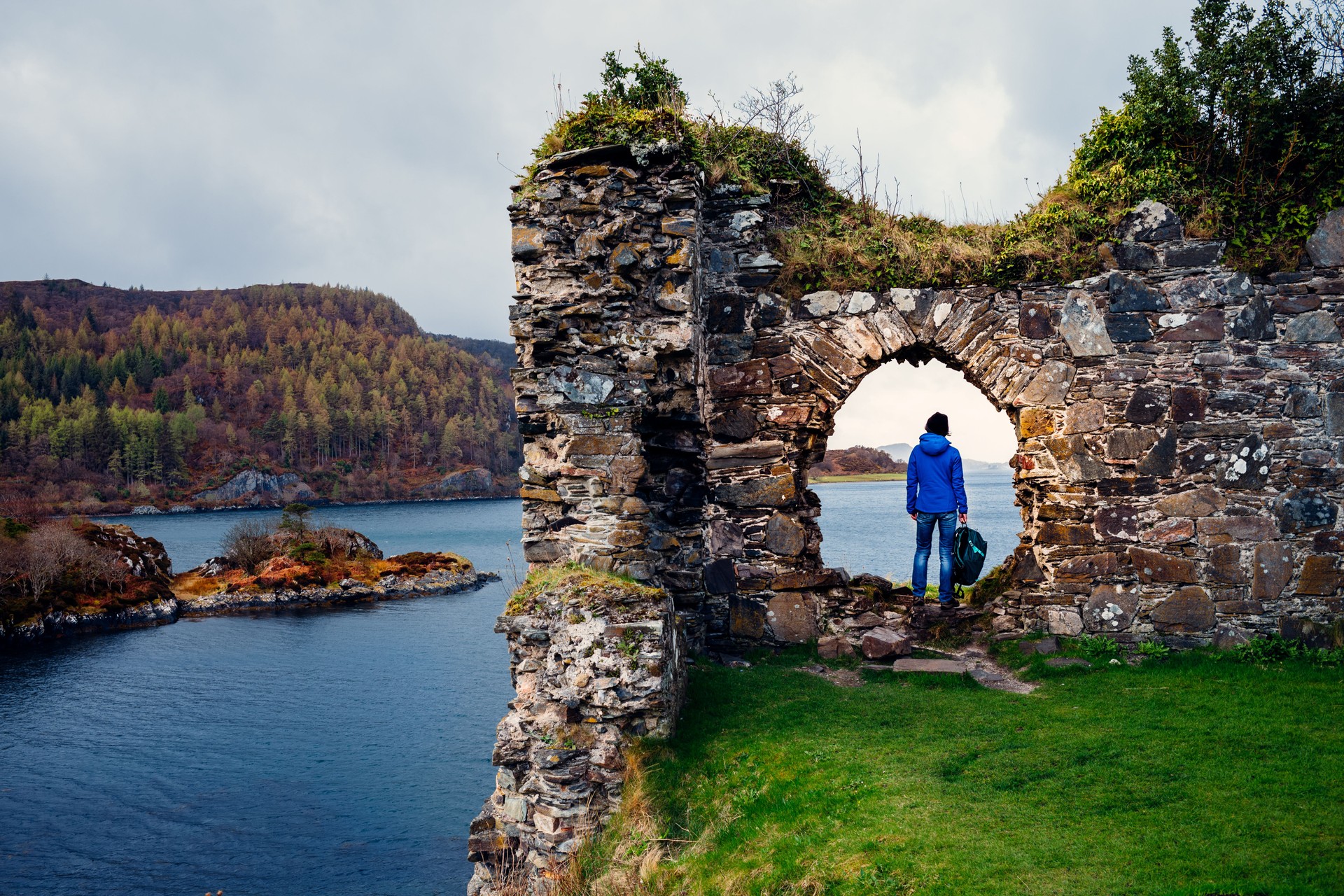 Ruins of Strome Castle, Loch Carron, Scotland